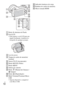 Page 178
PT
10
ABotão   (abertura do Flash)
B Ecrã LCD
 Pode ajustar o ecrã LCD para um 
ângulo facilmente visualizável e 
fotografar de qualquer posição.
C Luz de acesso
D Tampa do cartão de memória/
terminal
E Sensor Wi-Fi (incorporado)
F Botão MOVIE (Filme)
G Botão MENU
H Seletor de controlo
I Botão   (Manual da Câmara) /
(Apagar)
J Botão (Reprodução)
K Multi Terminal/Terminal Micro 
USB
 Suporta dispositivo compatível 
com Micro USB.
L Indicador luminoso de carga
M Ranhura do cartão de memória
N Micro tomada...
