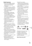 Page 267
PL
35
PL
Znaki towarowe• Memory Stick i  są znakami towarowymi lub zastrzeżonymi 
znakami towarowymi Sony 
Corporation.
• „AVCHD” i logotyp „AVCHD”  są znakami towarowymi Panasonic 
Corporation i Sony Corporation.
• Dolby i symbol podwójnego D to  znaki handlowe Dolby 
Laboratories.
• Terminy HDMI i HDMI High- Definition Multimedia Interface 
oraz logo HDMI to znaki 
towarowe lub zarejestrowane 
znaki towarowe HDMI Licensing 
LLC w Stanach Zjednoczonych 
i innych krajach.
• Windows jest zastrzeżonym...