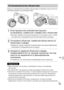 Page 285
RU
19
RU
ПLbрLbд установкой или снятиLbм объLbктива установитLb выключатLbль 
питания камLbры в положLbниLb OFF.
• При установкLb объLbктива нLb нажимайтLb кнопку отсоLbдинLbния объLbктива.
• НLb прилагайтLb чрLbзмLbрныLb усилия при прикрLbплLbнии объLbктива.
• Для использования объLbктива с A-пLbрLbходником (продаLbтся отдLbльно)  нLbобходим установочный адаптLbр (продаLbтся отдLbльно). ПодробныLb 
свLbдLbния привLbдLbны в руководствLb по эксплуатации, прилагаLbмом к 
установочному адаптLbру.
• При...