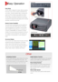 Page 4Easy Setup
The VPL-S500 is designed for simple, effective presenta-
tions and, as such, does not require complicated hook
up or setup.  Using the supplied cable, it accepts video
soures as well as computer input signals from VGA to
XGA sources.  No complex adjustments are required.
The VPL-S500 automatically recognizes the input signal
and selects the appropriate data display mode, including
dot phase, horizontal size and shift.
Remote Control Capability
The control panel of the projector and the...