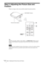 Page 22GB 22Step 3: Adjusting the Picture Size and Position
Step 3: Adjusting the Picture Size and 
Position
Project an image on the screen and then adjust the picture position.
Tip
The 
?/1 (on/standby), INPUT, LENS, MENU, and M/m/