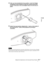 Page 8585 GBMaking Fine Adjustments to the Horizontal Picture Position
Others
4After you have decided the lens position, insert the Philips 
screwdriver at the locations of the four screws around the 
border of the lens in turn and tighten them to fix the lens in 
place.
5Attach the ring (washer) aligning the F mark on the inside of 
the ring with the 
F mark on the projector by turning it 
clockwise.
 
When you use the horizontal and vertical lens shift features at the same time and adjust 
the horizontal lens...