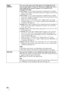 Page 48
 48
Aspect
[ASPECT]You can set the aspect ratio of the picture to be displayed for the 
current input signal (
1 page 34). This item is enabled only when a 
video signal (preset memory numbers 3 to 14 and 93 to 95) 
( 1  page 79) is input.
1.85:1 Zoom:  A 1.85:1 aspect ratio picture is displayed in its original 
aspect ratio, enlarged so that black bands do not appear at the top and 
bottom of the screen.
2.35:1 Zoom:  A 2.35:1 aspect ratio picture is displayed in its original 
aspect ratio, enlarged so...