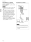 Page 5614 (FR)
CONTROL S IN VIDEO IN
TRIGGER
REMOTEINPUT A
INPUT  B
PLUG IN POWER
RS-232C
(FOR SERVICE USE)S VIDEO
G/Y B/C
B/PBR/CR/PRSYNC/HD VD VIDEO
G/Y B/CB/PBR/CR/PRSYNC/HD VD
Raccordement
Raccordement ˆ un ordinateur
Cette section vous explique comment raccorder le
projecteur ˆ un ordinateur.
SŽlectionnez ÒORDINATEUÓ dans ENT.A ou ENT.B
du menu REGLAGE.
Remarques
¥ Cet appareil accepte les signaux VGA, SVGA, XGA
et SXGA. Nous vous conseillons cependant de
rŽgler le signal de sortie de votre ordinateur sur...