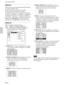 Page 12224 (ES)
DESPLAZ
Ajusta la posición de la imagen introducida mediante
los conectores INPUT A/B.
H ajusta la posición horizontal de la imagen.
V ajusta la posición vertical de la imagen.
Al aumentar el ajuste de H, la imagen se desplazará a
la derecha, y al disminuir, se desplazará a la izquierda.
Al aumentar el ajuste de V, la imagen se desplazará
hacia arriba, y al disminuir, se desplazará hacia abajo.
Emplee la tecla < o , para ajustar la posición
horizontal y la tecla M o m para la posición vertical....