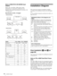 Page 18Installation Diagram 18
Note on BKM-FW16 HD-SDI/SDI Input 
Adaptor
When a 2K × 1K (2048 × 1080) signal is input, 
information of a vertical line at both ends is not 
displayed. The signal being displayed is not native. 2K 
× 1K equivalent.
Specifications of 2K × 1K signal
Installation Diagram
This section gives projector installation examples 
according to the installation location, lens and display 
size.
For the installation diagrams and dimension tables, see 
pages 66 to 82.
Floor Installation (A and...