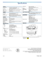 Page 8OPTICAL
Projection system 3 LCD panels, 1 lens projection system
LCD panel 1.3-inch p-Si TFT LCD panel with Micro Lens Array
2,359,296 pixels (786,432 pixels x 3)Projection lens Approx. 1.3 times zoom lens, F1.7 to 2.0, f36.6 to 47.8 mmLamp 250 W UHP lampScreen coverage 40 to 300 inches (viewable area, measured diagonally)Light output 3500 ANSI lumens*1
SIGNALS
Color system NTSC, PAL, SECAM, NTSC4.43, PAL-M, PAL-N(automatically/manually selected)Resolution VIDEO: 750 TV lines, RGB: 1024 x 768 pixels...