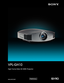 Page 1VPL-GH10
High Frame Rate HD SXRD Projector
sony.com/sxrdPreliminary
SONY54956_VPL-GH10   111/25/08   11:19:39 AM 