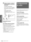 Page 116ES 20Configuraciones de menú
Utilización de los 
menús
4Realice el ajuste o cambie el 
nivel de ajuste en uno de los 
elementos.
Al cambiar el nivel de ajuste
Para que el número aumente, pulse M o ,.
Para que el número disminuya, pulse m o 