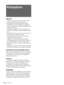 Page 46FR 4Précautions
Précautions
Sécurité
 Assurez-vous que la tension de service de votre 
appareil est identique à la tension locale.
 Si du liquide ou un objet quelconque venait à 
pénétrer dans le boîtier, débranchez l’appareil et 
faites-le vérifier par un technicien qualifié avant de 
le remettre en service. 
 Débranchez l’appareil de la prise murale si vous 
n’avez pas l’intention de l’utiliser pendant plusieurs 
jours. 
 Pour débrancher le cordon, tirez-le par la fiche. Ne 
tirez jamais sur le...