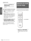 Page 62FR 20Sélection du mode d’écran large
Projection
Coupure du son
Appuyez sur MUTING de la 
télécommande.
Pour rétablir le son, appuyez à nouveau sur 
MUTING.
Pour mettre le projecteur hors tension
1 Appuyez sur l’interrupteur [/1 (marche/
veille).
Le message “METTRE HORS TENSION?” 
apparaît à l’écran.
2 Appuyez à nouveau sur l’interrupteur [/1.
L’indicateur ON/STANDBY clignote en vert et le 
ventilateur continue à tourner pour abaisser la 
température interne. L’indication ON/STANDBY 
clignote rapidement...