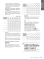 Page 95Conexión y 
preparación
9 ES Paso 1: Instalación del proyector
f:Distancia máxima vertical entre la parte 
inferior de la pantalla y el centro del objetivo 
del proyector cuando se coloca el proyector 
de lado (cuando se utiliza la distancia de 
proyección b)
Proyección con los ajustes “Side Shot” 
y “Trapezoide V”
Sitúe el proyector de modo que el extremo del 
objetivo quede dentro del área   de la 
ilustración; utilice como guía los valores a a f de 
la tabla siguiente.
Unidad: m (pies)
Sugerencia
La...