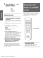 Page 120ES 24Selección del modo de pantalla ancha
Proyección
7Pulse VOLUME + o – para 
ajustar el volumen.
Supresión del sonido
Pulse MUTING en el mando a 
distancia.
Para restablecer el sonido, pulse MUTING otra 
vez.
Para apagar la alimentación
1 Pulse el interruptor [/1 (encendido/
espera).
En la pantalla aparece el mensaje 
“DESACTIVAR?”.
2 Vuelva a pulsar el interruptor [/1.
El indicador ON/STANDBY parpadeará en verde 
y el ventilador seguirá funcionando para reducir el 
calentamiento interno. Además,...