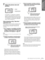 Page 17Connections and 
Preparations
17 GB Step 3: Adjusting the Picture Size and Position
7Adjust the picture size and 
position.
If “Side Shot” or “V Keystone” are adjusted 
manually (value adjustment), the built-in test 
pattern is projected on the screen. If you want to 
make adjustments using the current input signal, 
set “Test Pattern” in the INSTALL SETTING 
menu to “Off.” (1 page 32)
When projecting using “Side Shot” 
adjustment only
When projecting using “Side Shot” adjustment only, 
you can adjust to...