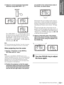 Page 19Connections and 
Preparations
19 GB Step 3: Adjusting the Picture Size and Position
4Adjust to correct horizontal trapezoidal 
distortion using SIDE SHOT + or –.
Press SIDE SHOT + or – so that the upper side of 
the picture becomes parallel to the bottom side. If 
the right side is longer than the left side, press 
SIDE SHOT +. If the left side is longer than the 
right side, press SIDE SHOT –. To fine-adjust the 
distortion, press M or m.
Note
Even when projecting using “Side Shot,” four sides of a...