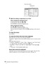 Page 3636Operation through the Menus
4Make the setting or adjustment on an item.
When changing the adjustment level
To increase the value, press M or ,.
To decrease the value, press m or 