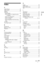 Page 6565Index
Other
Index
A
Adjust Picture  .......................................... 37
Adjust Signal  ........................................... 40
Adjuster ................................................... 20
Adjusting
picture quality  ...................................... 30
Picture Quality of a Signal from the 
Computer ..................................... 45
picture size and position  ...................... 17
picture size/position  ............................. 17
picture size/shift...