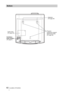 Page 6262Location of Controls
Bottom
Adjusters
(1  page 20)
Lamp cover 
( 1  page 48)
Ventilation 
holes (intake) 
( 1  page 9) Projector 
suspension support 
attachment holes 
(
1  page 58) 