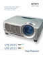 Page 1makingbusinesspleasure
Portable, High-quality Projectors
that Achieve New Levels of
Presentation Flexibility.
VPL-PX15
VPL-PX11
Data Projectors 