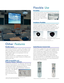 Page 6Long focal length conver ter lens.
Throwing distance*1*2:about x 1.28 (40-100”)
VPLL-CW10 VPLL-CT10
Flexible Use
USB Compatibility and 
Projector Station™Software
The VPL-PX15 and VPL-PX11 are USB-ready. With their USB 
connection, these projectors can be controlled by a computer
running Projector Station* USB application software.
This software also helps organize presentation materials for
quick access – files registered
in the software can be
opened with the Function
keys on the remote control
unit....