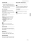 Page 3333 (GB)
KEYSTONE MEM
ON: The DIGIT KEYSTONE setting is stored.
The data is retrieved when the projector power is
turned on. The setting will remain the same every
time.
OFF: The DIGIT KEYSTONE is reset to 0 when the
power is turned on next time.
DIGIT KEYSTONE
Corrects the trapezoidal distortion caused by the
projection angle.
If the base edge of the image is longer, set a negative
value; if the upper edge is longer, set a positive value
to display the image as a rectangle.
INSTALLATION
Set this item to...