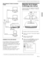 Page 6521 (FR)
Raccordement à l’aide du connecteur
ETHER
Installation d’une carte mémoire
Si vous mémorisez le fichier créé avec PowerPoint1)
de Microsoft dans une carte mémoire et que vous
l’insérez dans le logement INPUT B PC CARD, vous
pouvez lancer une présentation sans vous raccorder à
un ordinateur.
Pour l’insertion et le retrait d’une carte mémoire, voir
“Installation d’une carte PC” à la page 19 (FR).
Pour obtenir des détails sur la carte mémoire
recommandée, reportez-vous au manuel “Carte PC/point...