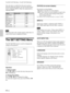 Page 2626 (GB)
Since the data is recalled from the preset memory
about the following signals, you can use these preset
data by adjusting SIZE H. Make fine adjustment by
adjusting SHIFT.
Signal Memory No. SIZE H
Super Mac-2 23 1312
SGI-1 23 1320
Macintosh 19Ó 25 1328
Macintosh 21Ó 28 1456
Sony News 36 1708
PC-9821 36 1600
1280 ´ 1024
WS Sunmicro 37 1664
Note
When the aspect ratio of input signal is other than 4:3,
a part of the screen is displayed in black.
The SET SETTING Menu
The SET SETTING menu is used for...