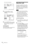 Page 3030Security Lock
The selected menu appears.
5Press the v or V key to select 
“Language,” then press the 
B or 
ENTER key.
6Press the v, V, b or B key to select a 
language, then press the ENTER key.
The menu changes to the selected 
language.
To clear the menu
Press the MENU key.
The menu also disappears automatically if a 
key is not pressed for one minute.
Security Lock
The projector is equipped with a security 
lock function. When you turn the power of 
the projector on, you are required to input 
the...