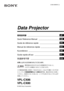 Page 12-634-396-01 (1)
Data Projector
