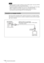 Page 120ES 18Conexión del proyector
 Ajuste la relación de aspecto mediante la opción “Modo amplio” del menú AJUSTE 
DE ENTRADA de acuerdo con la señal de entrada.
 Si conecta la unidad a un equipo RVA de 15k o de vídeo compuesto, seleccione Vídeo 
GBR o Componente con el ajuste “Sel. señ. ent. A” del menú AJUSTE.
 Utilice la señal de sincronización compuesta cuando introduzca la señal de 
sincronización externa del equipo RVA de 15k/componente. 
En esta sección se describe cómo conectar el proyector a un...