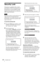 Page 2020Security Lock
Security Lock
The projector is equipped with a security 
lock function. When you turn the power of 
the projector on, you are required to input 
the previously set password. If you do not 
input the correct password, you will not be 
able to project the picture.
You will not be able to use the projector if you 
forget your password and the password 
administrator is not available. Be please aware 
that using the security lock can prevent valid 
usage in such cases.
To use the security...