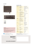 Page 2www.sonybiz.net/projectors
SONY EUROPE
VPL
ES3
Inputs Specification Table
PrimeSupport
All Sony business projectors come supplied with a 3year support pack which offers
unique extra services and benefits.
• 3year cover
• Free telephone helpdesk (EN, DE, IT, FR and ES) to resolve any technical issues 
• Choice of either a next day replacement unit, or repair of customers own unit
• Collection and delivery anywhere in EU, Norway and Switzerland
• Included with all sales in EU, Norway and Switzerland...