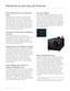 Page 8Easy Maintenance of Luminance 
Level
During long periods of usage, users commonly have to 
adjust the luminance level of their projector, as Xenon 
lamps typically get darker over time.  The SRX- R320 has a 
convenient function to help users know when to make such 
adjustments.  It allows users to set a standard luminance 
level, and displays an alert message on the LCD screen of 
the projector when the value changes from the standard 
level.  With this feature, proper and timely maintenance of 
the...