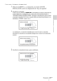 Page 13527 ESProyección
Instalación y proyección
Para usar el bloqueo de seguridad
1Pulse la tecla MENU y, a continuación, en el menú AJUSTE 
INSTALACIÓN, active la configuración de 
“Bloq. de seguridad”.
2Escriba la contraseña.
Utilice las teclas MENU, M/m/