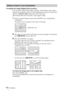 Page 30GB 30Projecting
To enlarge the image (Digital Zoom function)
You can select a point in the image to enlarge.  This function works when a 
signal from a computer is input, or when a still picture (except a movie picture) 
stored in a Memory Stick is projected (VPL-CX6 only).
This function does not work when a video signal is input.
1Project a normal image, and press the D ZOOM + key on the Remote 
Commander.
The digital zoom icon appears in the center of the image.
2Move the icon to the point on the image...