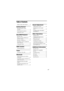 Page 3model name [SHAKE-7]
[4-451-239-11(1)] GB
3GB
filename[D:\NORMS JOB\SONY HA\SO120050\SHAKE-
7\%1239111_GB\TOC.fm]masterpage:Right
Table of Contents
Guide to parts and controls ..........4
Getting Started
Hooking up the system 
securely ........................................8
Positioning the speakers...............9
Setting the clock.........................10
Disc/USB Playback
Playing a disc .............................10
Before using the USB device 
with this system..........................10...