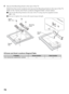 Page 7272
4Secure the Mounting Hook to the rear of the TV.
Determine the screw locations and secure the Mounting Hooks to the rear of the TV. 
Refer to the “Screw and Hook Locations Diagram/Table” shown below.
1Secure the Mounting Hooks to the rear of the TV using only the supplied screws 
(M6 × 16).
2Be sure to tighten the screws with equal torque strength.
xScrew and Hook Locations Diagram/Table
TV ModelScrew locationHook location
KDL-55EX640/KDL-46EX640/KDL-40EX640e, j b
Mounting 
Hook Screw 
(M6 × 16)...