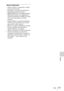Page 5353Index
Others
About Trademarks
 Adobe Acrobat is a trademark of Adobe 
Systems Incorporated.
 Kensington is a registered trademark of 
Kensington Technology Group.
 HDMI, HDMI logo, and High-Definition 
Multimedia Interface are trademarks or 
registered trademarks of HDMI Licensing 
LLC in the United States and other 
countries.
 Internet Explore is registered trademarks 
of Microsoft Corporation in the United 
States and/or other countries.
 PJLink is a registered trademark of Japan 
Business Machine...