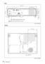 Page 7676Dimensions
Rear
Unit: mm (inches)
Bottom
Unit: mm (inches)
91 (3 
19/32)
295 (11 5/8)
51.4 (2 
1/32)
62.6 (2 
15/32)
12 (
15/32)
74 (2 
29/32)
 (USB) connector (VPL-DX15 only)
 (Network) connector (VPL-DX15 only)
102.7 (4 1/32)
93 (3 21/32)
16.8 (
21/32)
104.5 (4 
1/8)84 (3 
5/16)
73.4 (2 7/8) 