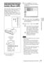 Page 3939Adjusting the Image Quality (Smart APA)
Convenient Functions
Adjusting the Image 
Quality (Smart APA)
APA (Auto Pixel Alignment) automatically 
adjusts the picture to be clear when a 
computer signal is input. “Phase”, “Pitch”, 
and “Shift” on the Screen menu are 
automatically adjusted. When “Smart APA” 
is set to “On”, this function works whenever 
a signal is input.
1Press the MENU key.
The menu appears.
2Press the v/V key to select the 
Function menu then press the B or 
ENTER key.
3Select “Smart...