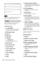 Page 3434Using Interactive Function
Make sure you touch the center of the dot, 
otherwise positioning may be offset.
When starting Interactive Presentation 
Utility, the toolbar is displayed.
Interactive mode
Mouse/Pen
Switch the Interactive Pen function 
between mouse and drawing pen.
Whiteboard mode
Page up
Page down
Highlight*
Pen/Eraser*
Switch between pen and eraser.
Fast Pen Set*
Accurate Pen Set*
Draw free lines*
Draw straight lines*
Draw circles*
Draw rectangles*
Undo
RedoClear the desk annotation
Clear...