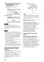 Page 64 64
10Turn on the unit, then select the 
desired setting item on the 
Setup  menu.
The menu screen below will be 
appeared.
11 Select “Yes.”
Do not put your hands into the lamp 
replacement slot, and do not allow any liquid or 
other objects into the slot to avoid electrical 
shock or fire.
 Be sure to use an LMP-H330 Projector Lamp 
for replacement. If you use lamps other than 
the LMP-H330, the unit may malfunction.
 Be sure to turn off the unit and unplug the 
power cord before replacing the lamp,...