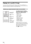 Page 128FR 38
Réglage de la qualité d’image
Vous pouvez régler facilement la qualité d’image en fonction de vos préférences en 
sélectionnant les options de réglage avec la télécommande. Les données réglées peuvent 
être mises en mémoire dans chacun des modes Prérégl. étalon.
Sélection pour régler directement l’option de menu désirée
Les options de menu suivantes 
peuvent être réglées en utilisant les 
boutons de la télécommande.
« Meilleur mvt »
« Temp. couleur »
« Esp. couleur »
« Diaphrag. avancé »
« Création...