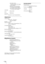 Page 352DE 78
SYNC/HD: FBAS-
Synchroneingang: TTL-Pegel, 
positiv/negativ
Horizontal-Synchroneingang: 
TTL-Pegevl, positiv/negativ
VD: Vertikal-Synchroneingang: 
TTL-Pegel, positiv/negativ
3D SYNC
Buchse RJ45
IR IN
Minibuchse 
REMOTE
RS-232C: D-sub 9-polig (Buchse)
Allgemeines
Abmessungen
407,4 mm × 179,2 mm × 
463,9 mm (B/H/T)
Gewicht ca. 10 kg 
Stromversorgung
100  V bis 240  V Wechselstrom, 3,0 A 
bis 1,3 A, 50/60  Hz
Leistungsaufnahme
Max. 300  W 
Bereitschaft: 8  W
Bereitschaftsmodus (niedrig): 0,5  W...