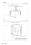 Page 6666Dimensions
Side view
Unit: mm (inches)
To p  v i e w
Unit: mm (inches)
Front of the cabinet
463.6 (18 1/4) 258.5 (10 
3/16) 213.5 (8 
13/32) 130 (5 1/8)
Front of the cabinet
258.5 (10 3/16) 213.4 (8 
13/32) 130 (5 1/8)
Upper ceiling mount bracket
Center of the supporting pole (The center of the 
supporting pole is different from that of the unit.) 