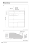 Page 6868Dimensions
Dimensions
To p
Unit: mm (inches)
382 (15 
1/32)
372 (14 21/32)
Center of the 
projection window
93.8 (3 
11/16)
109 (4 9/32)
Front
Unit: mm (inches) Center of the 
projection window
167 (6 
9/16)
157.3 (6 3/16)
153 (6 
1/32)
138 (5 7/16)
164.6 (6 
15/32) 131.6(5 
3/16) 121.9 (4 
13/16) 