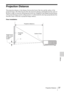 Page 3737Projection Distance
Others
Projection Distance
The projection distance is the distance between the front of the lens and the surface of the 
projected image. The following describes the projection distance and height from the center of 
the lens to edge of screen by each projected screen size. Height H is the height from the bottom 
of the projected image (top for ceiling mount) to A (determined by drawing a perpendicular line 
from the center of the lens to projected image surface).
Floor...