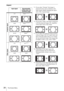 Page 2828The Screen Menu
Aspect
*1: If you select “Normal,” the image is 
projected in the same resolution as the 
input signal without changing the aspect 
ratio of the original image.
*2: If you select “Full2,” the image is projected 
to fit the projected image size, regardless 
of the aspect ratio of the image.
*3: If you adjust the projected image position 
using an image with 16:9 aspect ratio and 
then switch the input source to 4:3 image, 
the top and bottom edge of the image may 
be hidden. In this a...