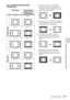 Page 2525The Screen Menu
Adjustments and Settings Using a Menu
VPL-EX295/EX290/EX255/EX250/
EX235/EX230*1: If you select “Normal,” the image is 
projected in the same resolution as the 
input signal without changing the aspect 
ratio of the original image.
*2: If you select “4:3,” the image is projected 
to fit the projected image size, regardless 
of the aspect ratio of the image.
*3: Depending on the input signal, the 
projected image may be projected as 
illustrated below. In this a case, select 
“16:9.”
*4:...