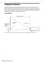 Page 6666Projection Distance
Projection Distance
The projection distance is the distance between the front of the lens and the surface of the 
projected image. The following describes the projection distance and height from the center of 
the lens to edge of screen by each projected screen size. Height H is the height from the bottom 
of the projected image (top for ceiling mount) to A (determined by drawing a perpendicular line 
from the center of the lens to projected image surface).
Floor Installation
* The...